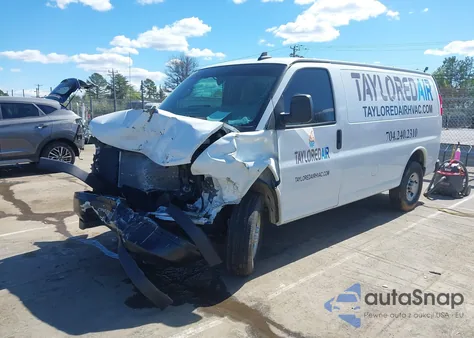 2019 Chevrolet Express 2500 Work Van from USA, damaged, VIN 1GCWGAFPXK1353732